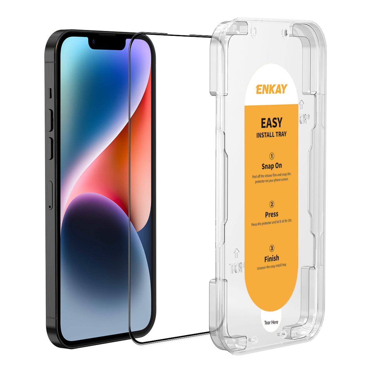 ENKAY HAT PRINCE For iPhone 14 Plus Protective Film Shockproof Easy Installation Screen Protector ENKAY HAT PRINCE For iPhone 14 Plus Protective Film Shockproof Easy Installation Screen Protector